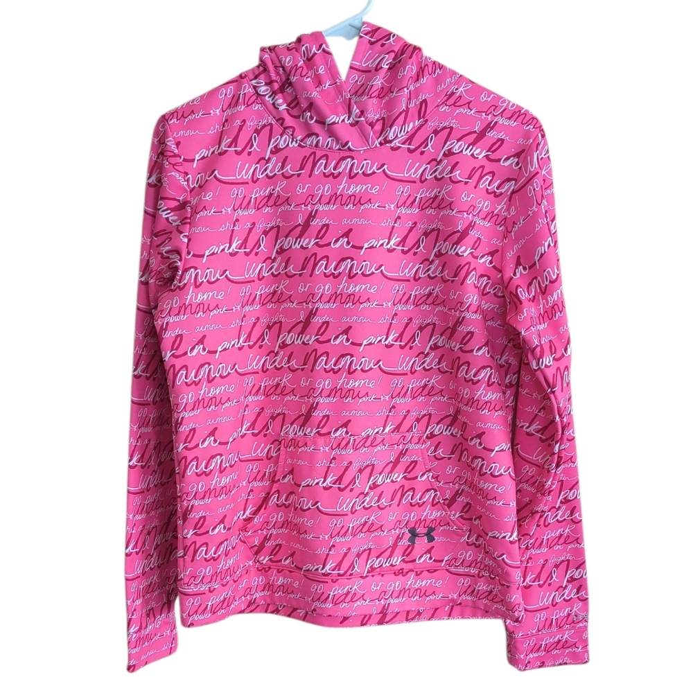 Under Armour Storm Gear Hoodie Honoring Breast Cancer Awareness Size M